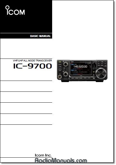 Icom IC-9700 Basic Instruction Manual - Click Image to Close